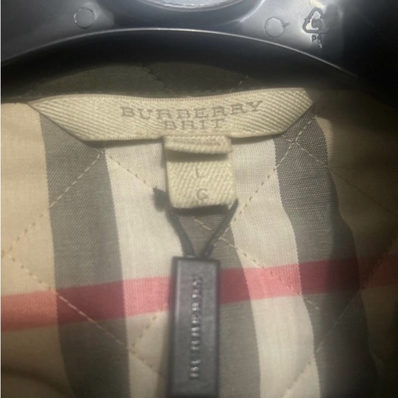 New Authentic Burberry Quilted Jacket - Dark Green - Picture 6 of 6